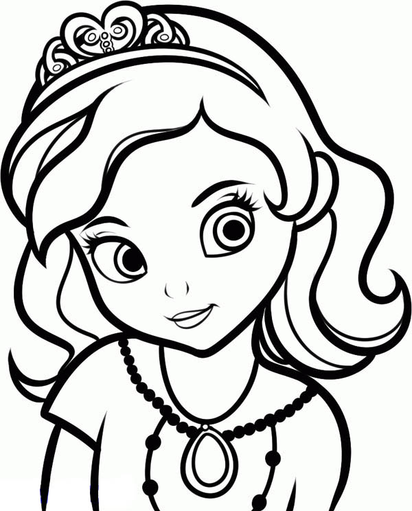 Dibujos para colorear e imprimir La Princesa Sofia