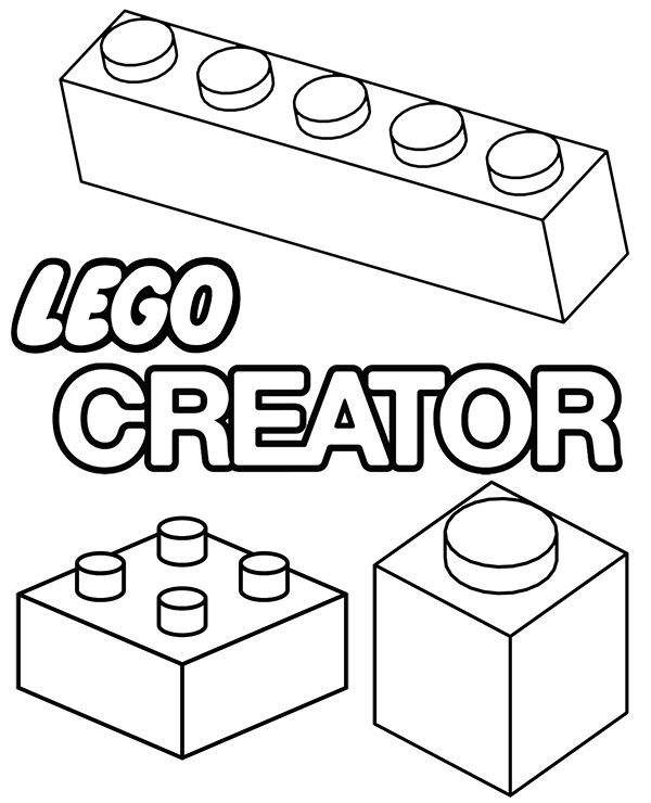 Dibujos para colorear e imprimir Lego