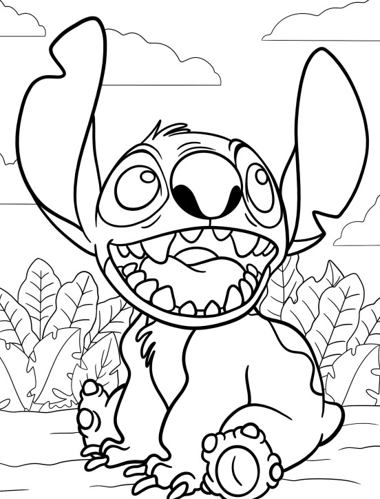 Dibujos para colorear e imprimir Lilo Y Stitch