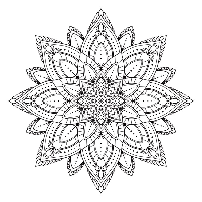 Dibujos para colorear e imprimir Mandalas