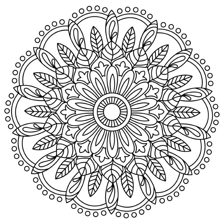 Dibujos para colorear e imprimir Mandalas