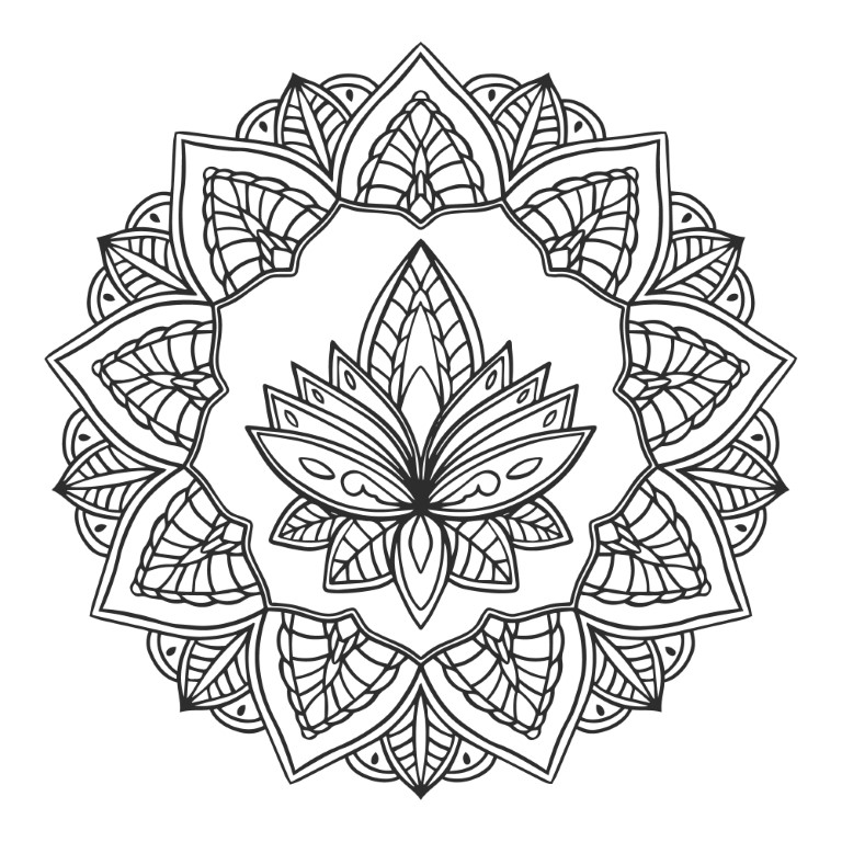 Dibujos para colorear e imprimir Mandalas