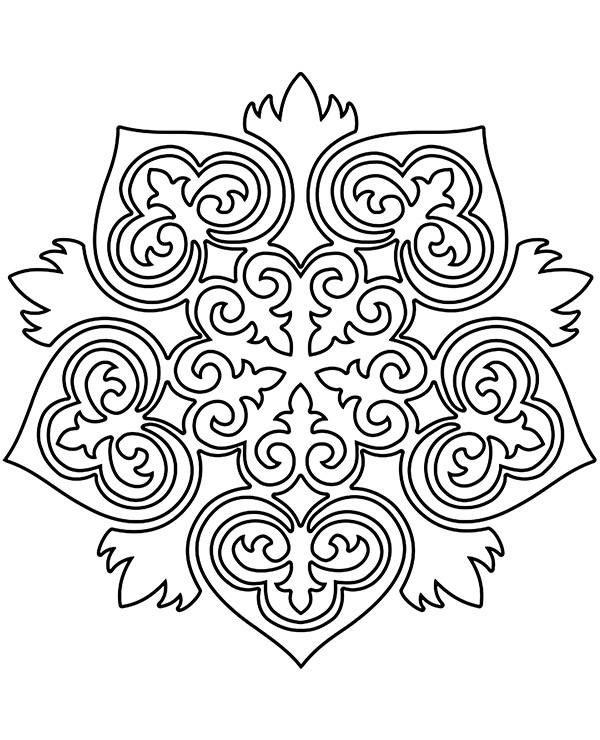 Dibujos para colorear e imprimir Mandalas