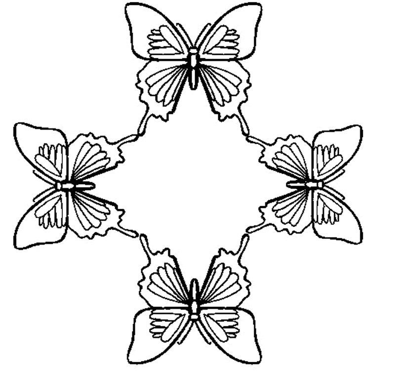 Dibujos para colorear e imprimir Mariposas