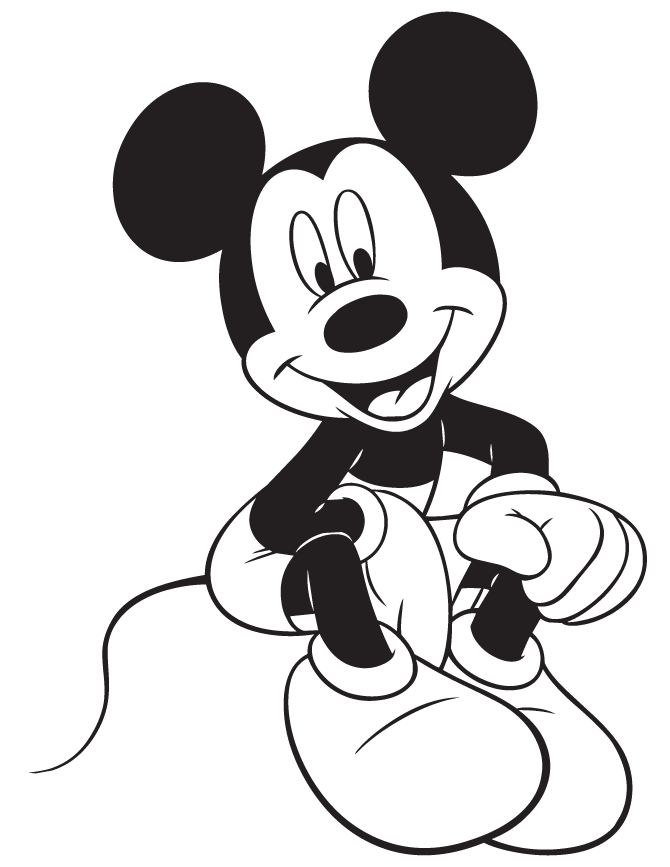 Dibujos para colorear e imprimir Mickey Mouse