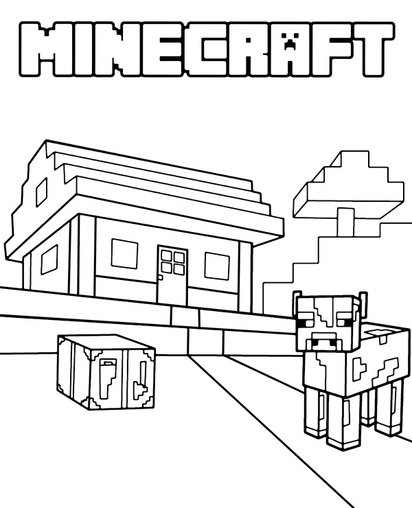 Dibujos para colorear e imprimir Minecraft