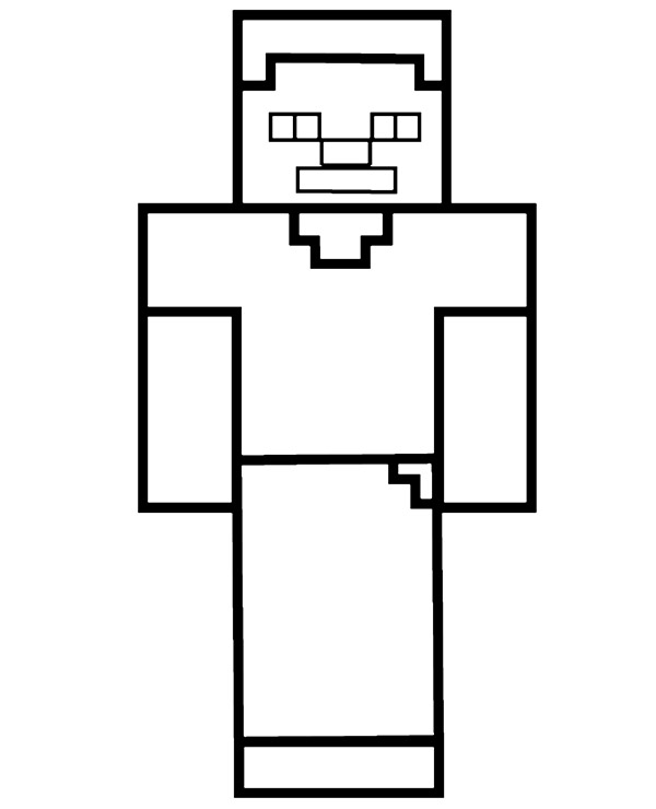 Dibujos para colorear e imprimir Minecraft