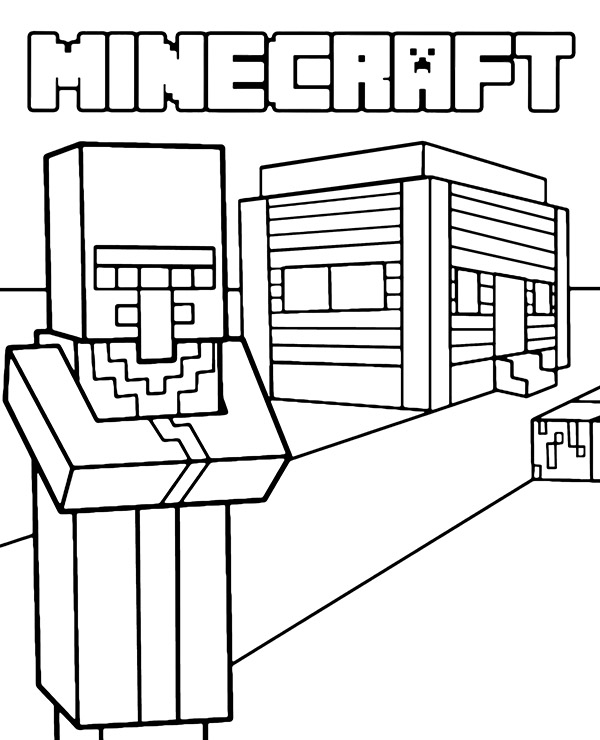 Dibujos para colorear e imprimir Minecraft