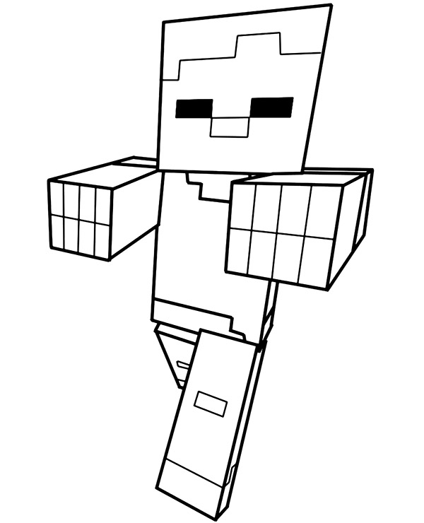 Dibujos para colorear e imprimir Minecraft