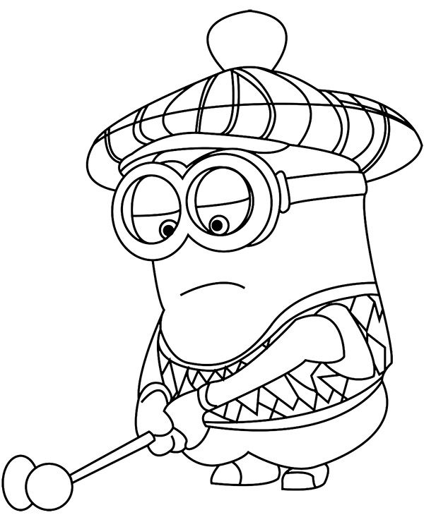 Dibujos para colorear e imprimir Minions