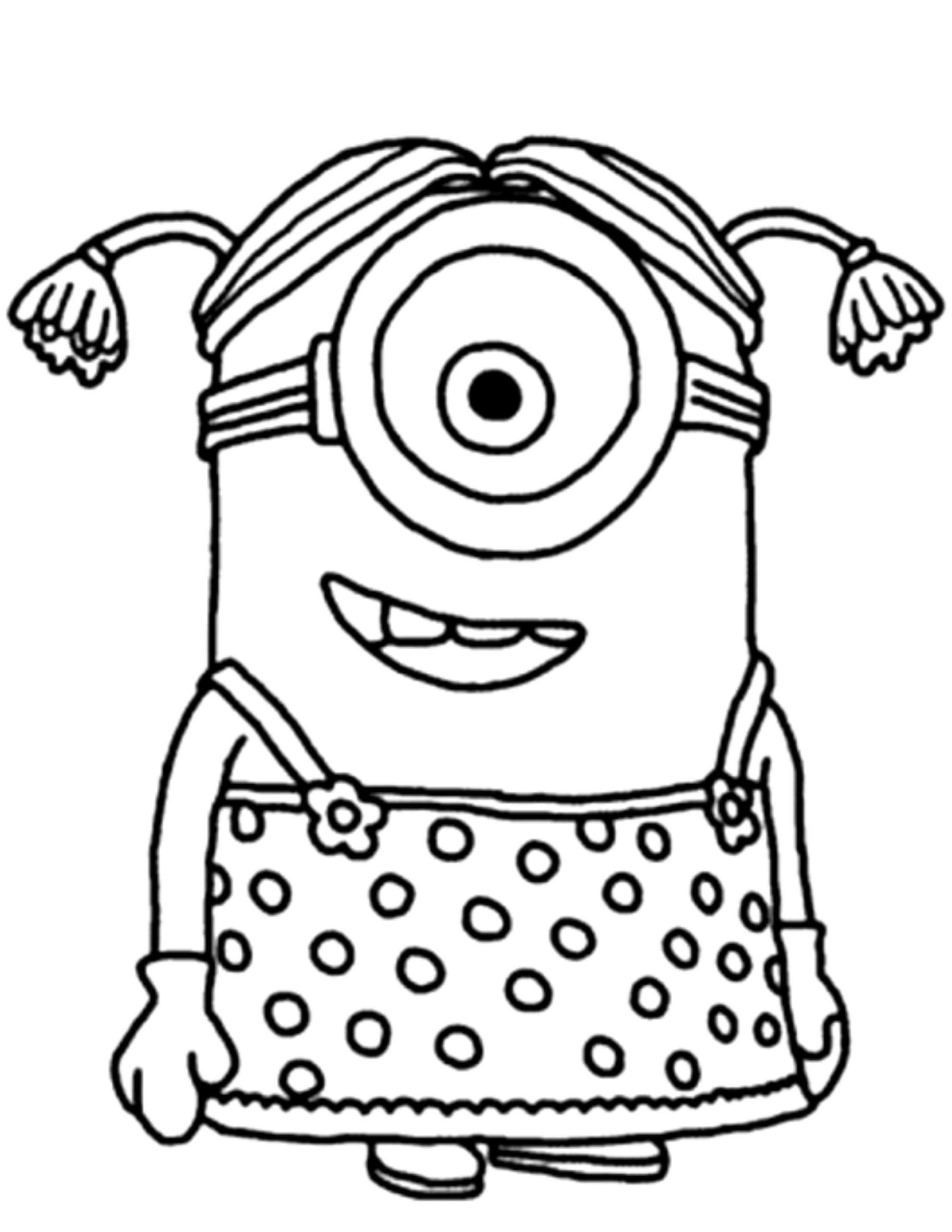 Dibujos para colorear e imprimir Minions