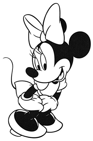 Dibujos para colorear e imprimir Minnie Mouse