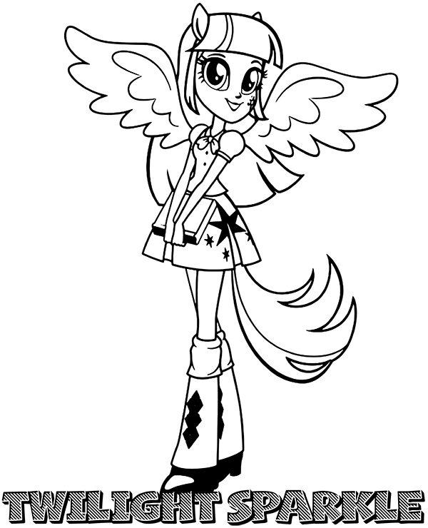 Dibujos para colorear e imprimir My Little Pony