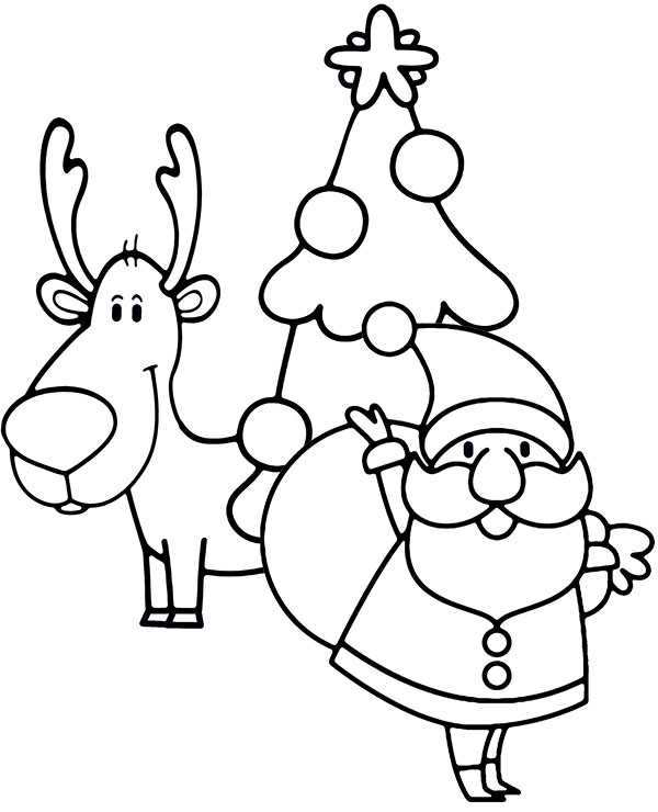 Dibujos para colorear e imprimir Dibujos De Navidad