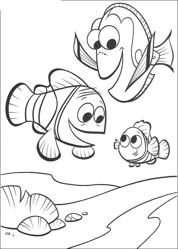 Dibujos para colorear e imprimir Nemo