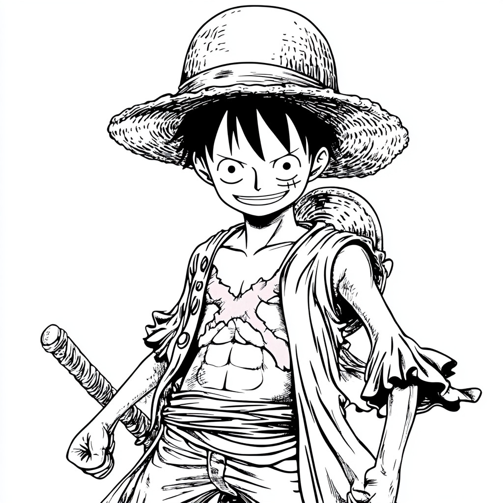 Dibujos para colorear e imprimir One Piece