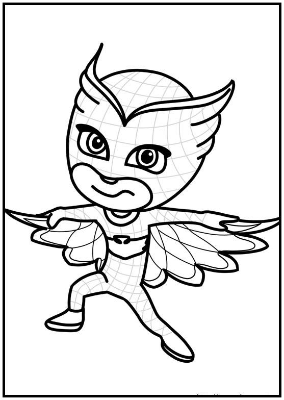 Dibujos para colorear e imprimir Pj Masks