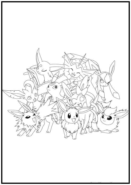 Dibujos para colorear e imprimir Pokémon