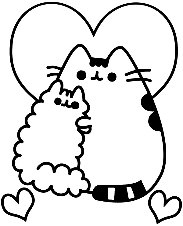 Dibujos para colorear e imprimir Pusheen