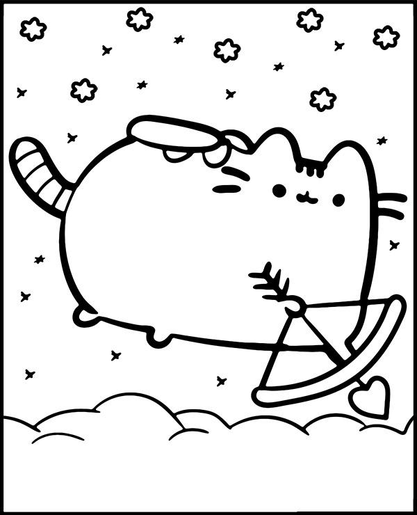 Dibujos para colorear e imprimir Pusheen