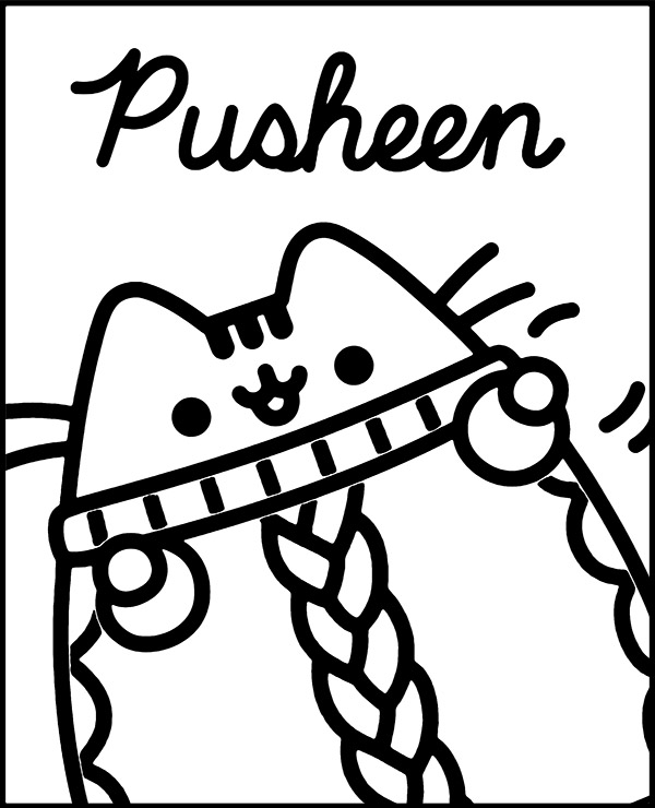 Dibujos para colorear e imprimir Pusheen