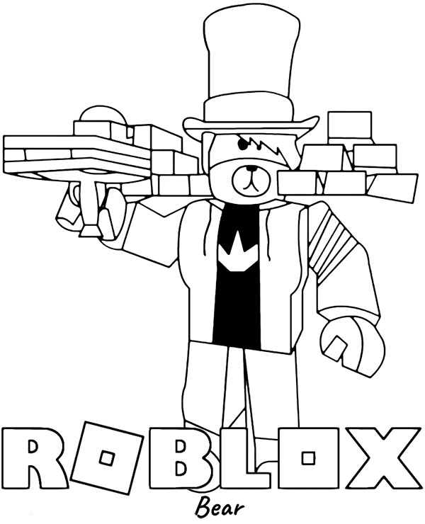 Dibujos para colorear e imprimir Roblox