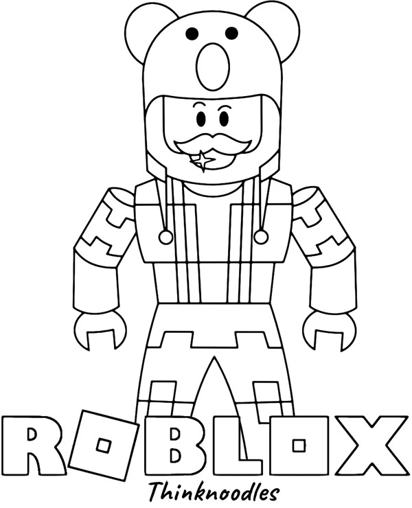 Dibujos para colorear e imprimir Roblox