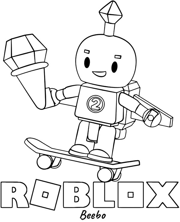 Dibujos para colorear e imprimir Roblox