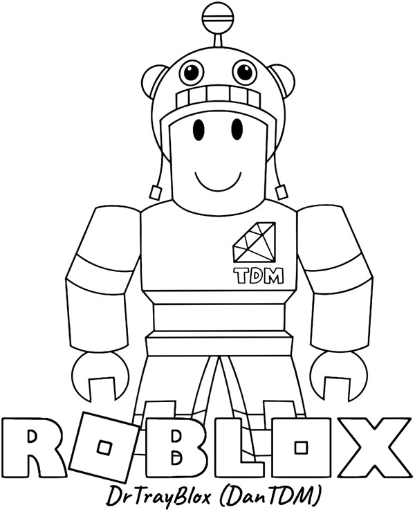 Dibujos para colorear e imprimir Roblox