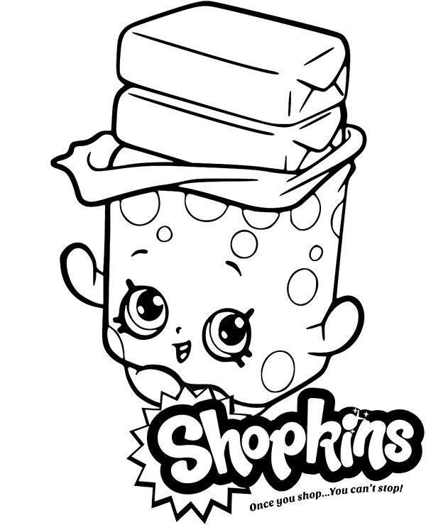 Dibujos para colorear e imprimir Shopkins