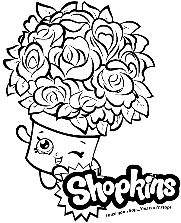 Dibujos para colorear e imprimir Shopkins