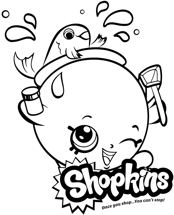 Dibujos para colorear e imprimir Shopkins