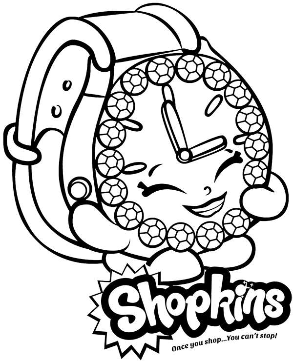 Dibujos para colorear e imprimir Shopkins