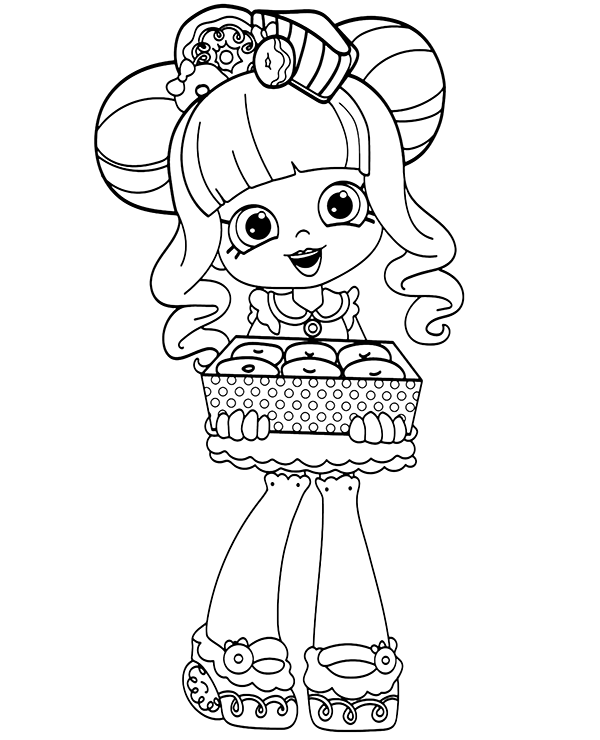 Dibujos para colorear e imprimir Shopkins