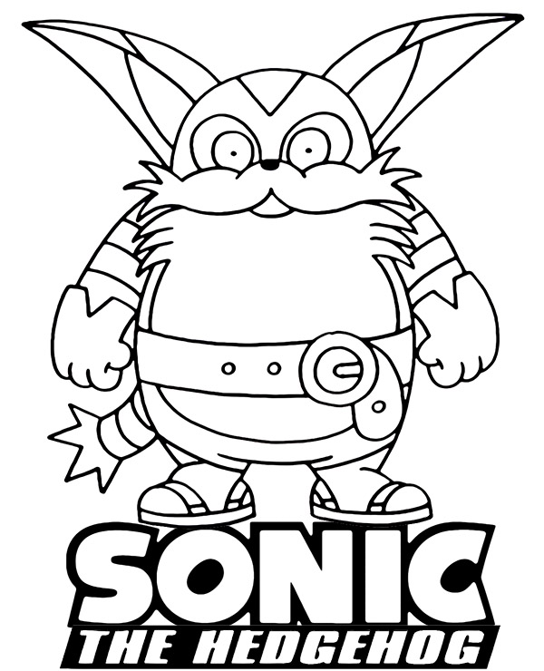 Dibujos para colorear e imprimir Sonic