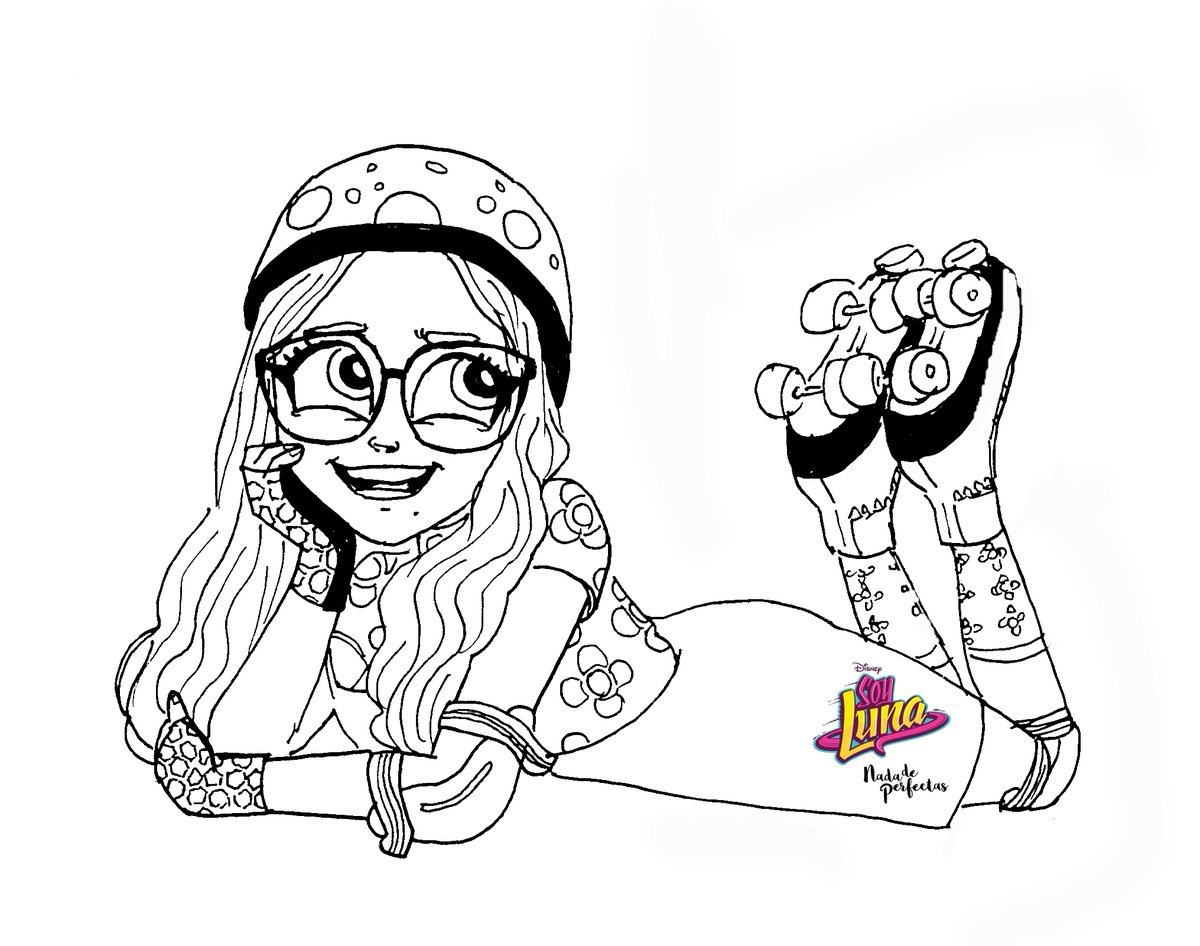 Dibujos para colorear e imprimir Soy Luna