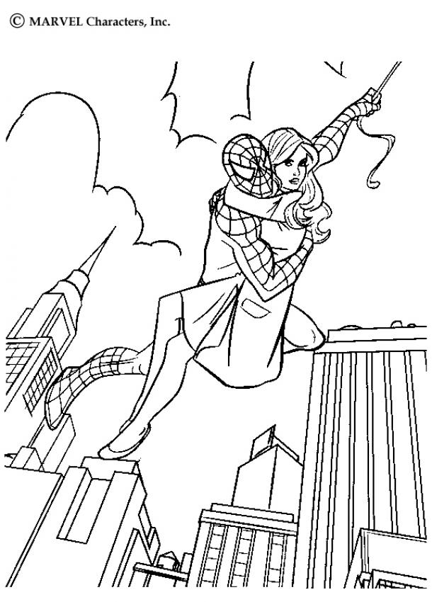 Dibujos para colorear e imprimir Spiderman