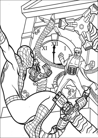 Dibujos para colorear e imprimir Spiderman