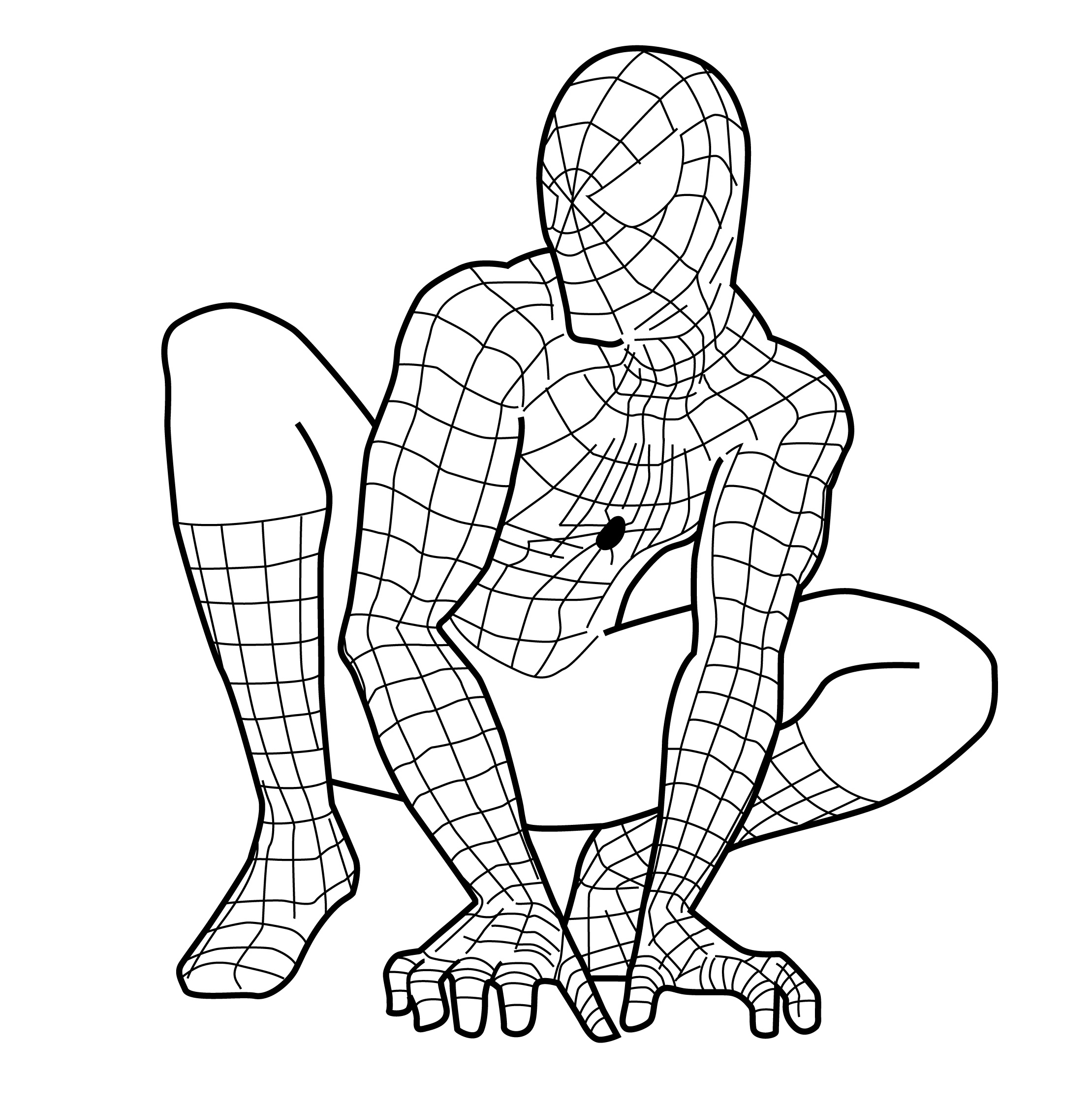 Dibujos para colorear e imprimir Spiderman