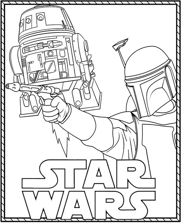 Dibujos para colorear e imprimir Star Wars