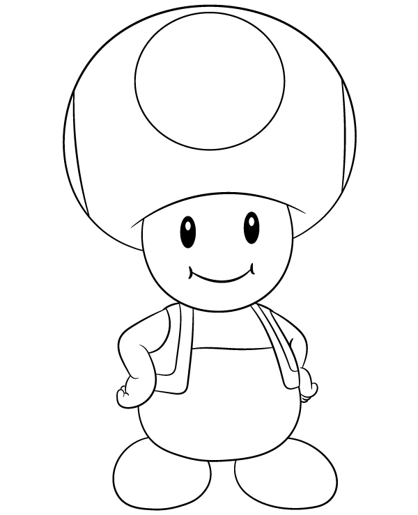 Dibujos para colorear e imprimir Super Mario Bros