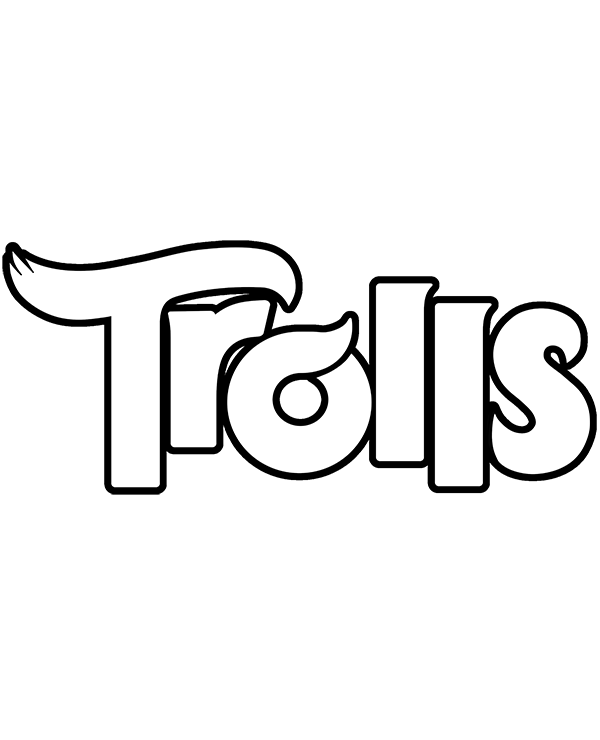 Dibujos para colorear e imprimir Trolls