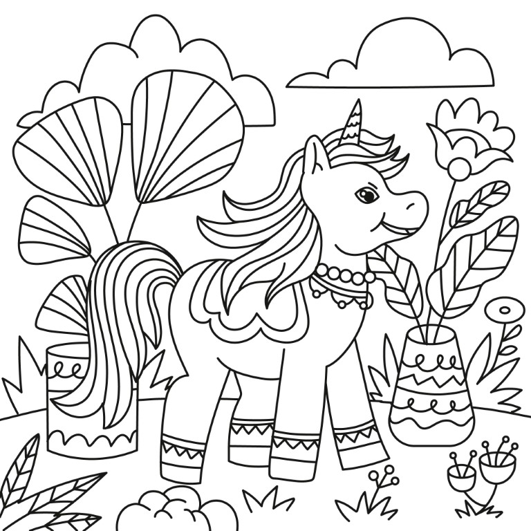 Dibujos para colorear e imprimir Unicornios