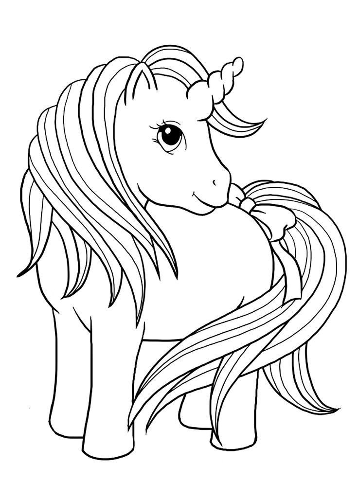 Dibujos para colorear e imprimir Unicornios