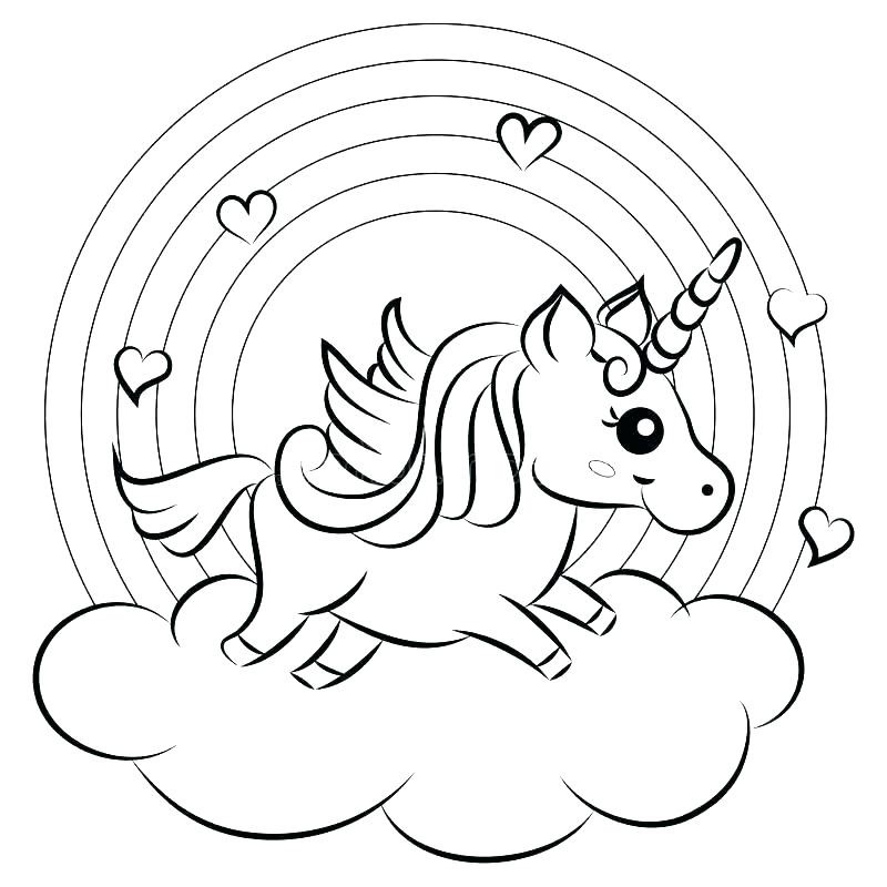 Dibujos para colorear e imprimir Unicornios