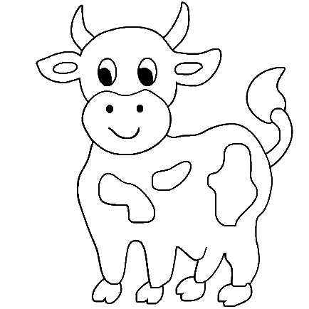 Dibujos para colorear e imprimir Vacas