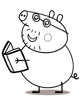 Dibujos para colorear e imprimir Peppa Pig