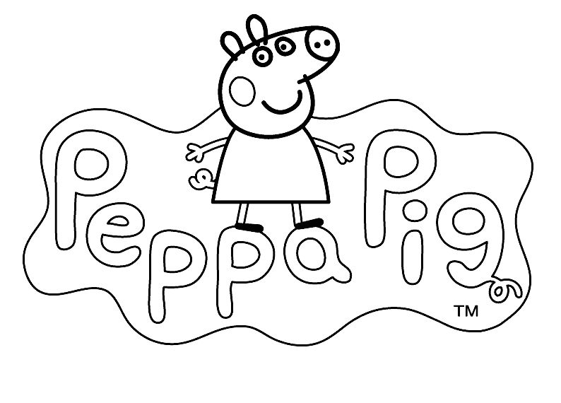 Dibujos para colorear e imprimir Peppa Pig