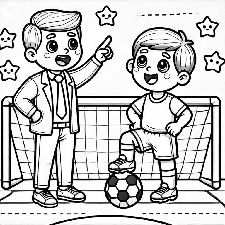 Dibujos para colorear e imprimir Fútbol