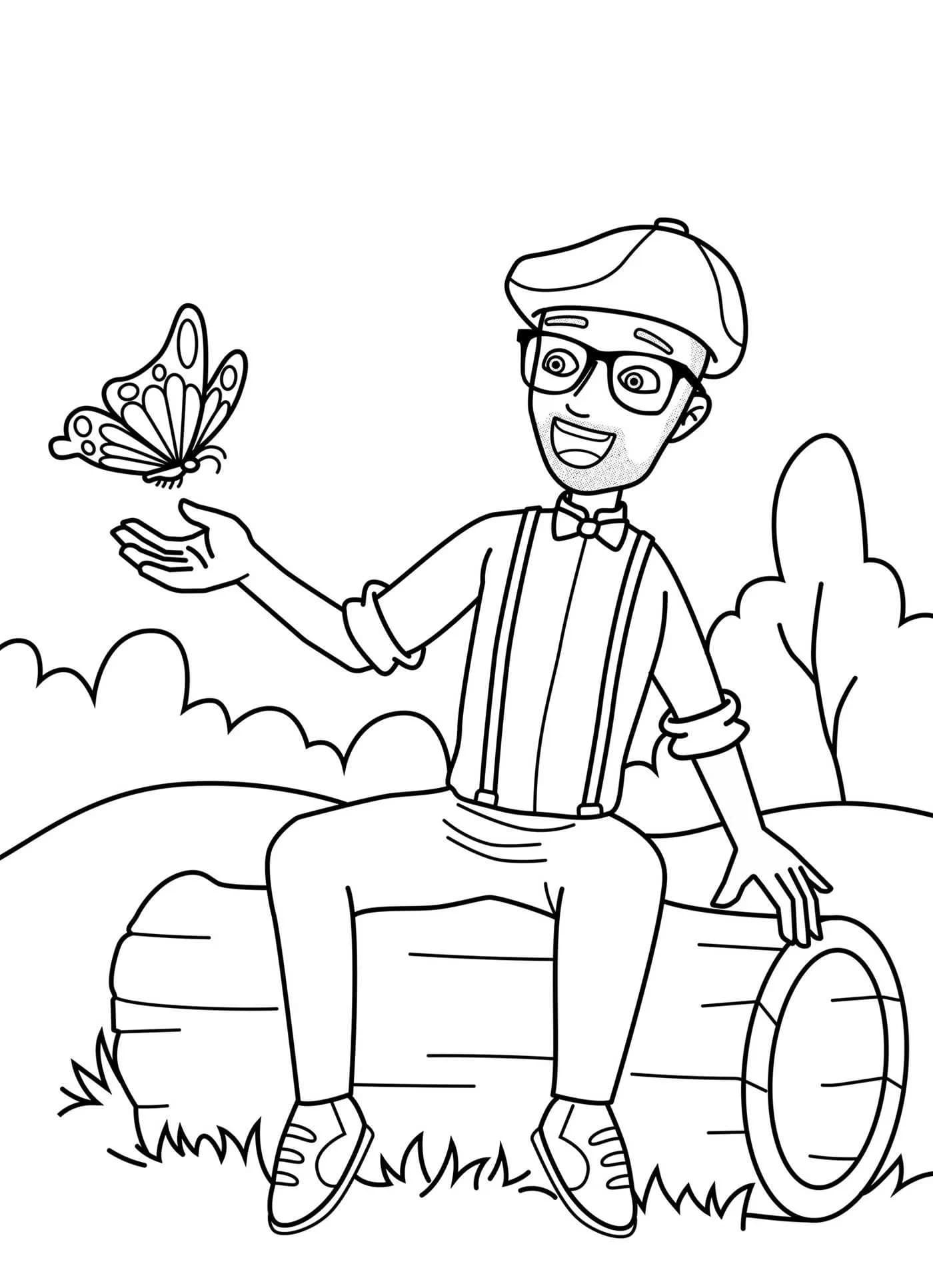 Dibujos para colorear e imprimir Blippi